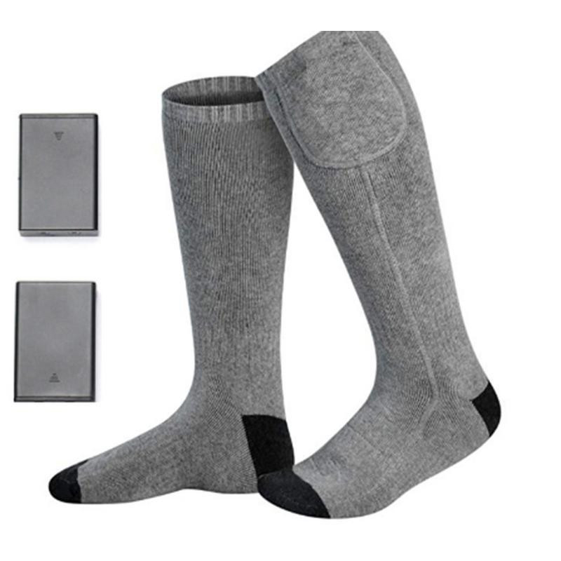 

Nicely Electric Heated Socks with Rechargeable Battery for Chronically Cold Feet Large Size USB Charging Heating Socks, Black
