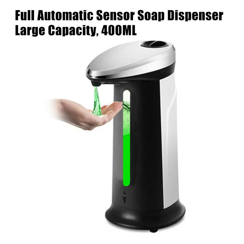 

Touchless Liquid Soap Dispenser Smart Sensor Hands-Free Automatic Soap Dispenser Pump For Bathroom Kitchen 400ML 2 Color