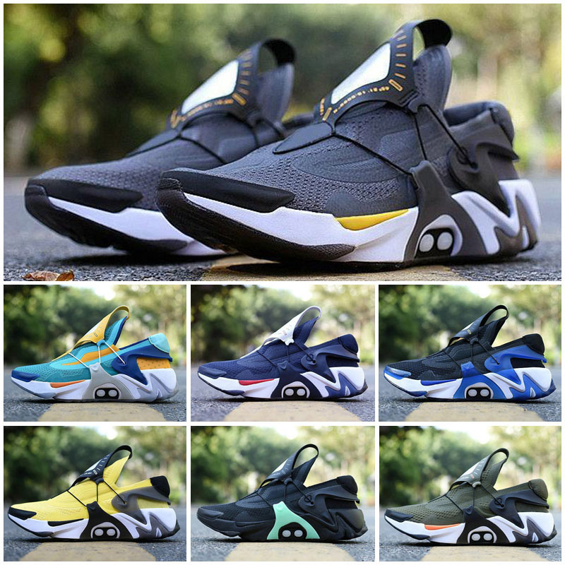 

2020 Adapt Huarache Racer Blue Running Shoes Men Navy Black White Huaraches Sneakers Designer Huraches Brand Hurache Trainers Size 40-45, As shown 4