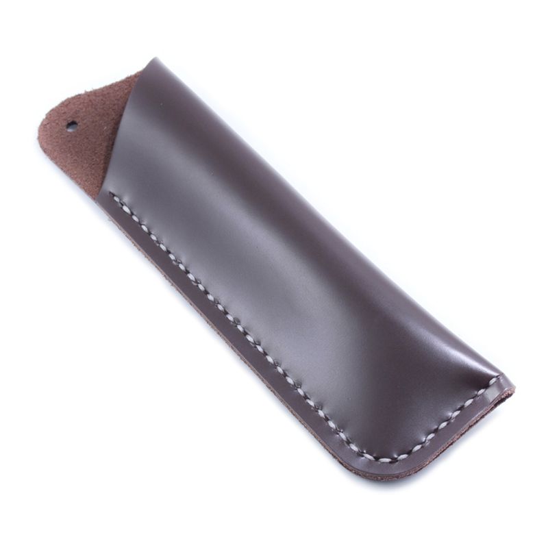 

Leather Pencil Bag Fountain Pen Pouch Sleeve Cover Holder Vintage Retro Travel J6PA