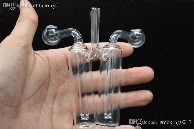 Mini Pocket Glass Oil Burner Bong for Oil Rigs Water pipes Bongs glass pipe small water pipe dab rig Ash Catcher smoking pipe-image-538453255