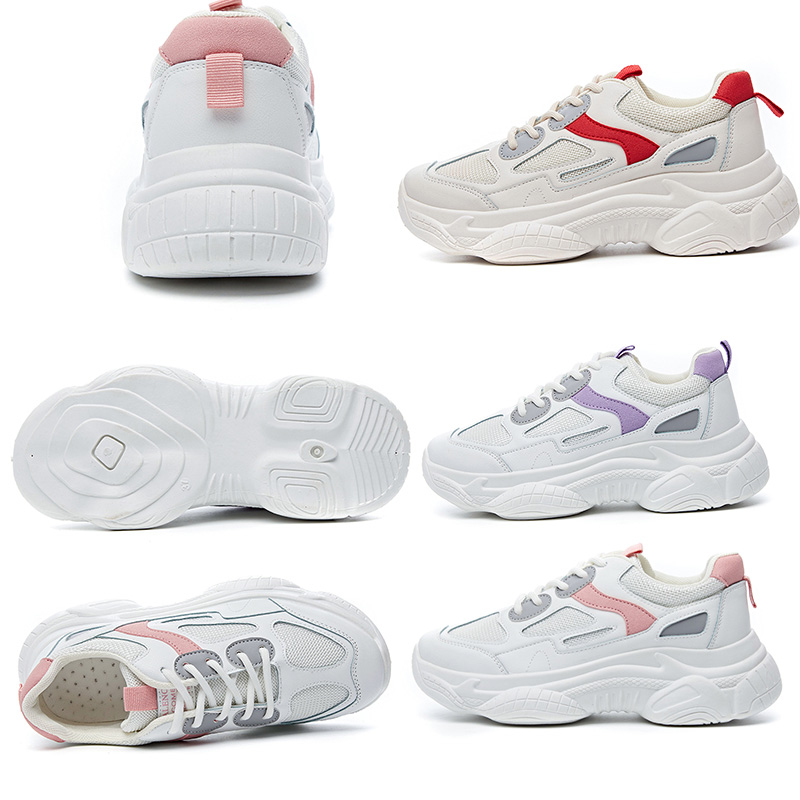 

outdoor walking for running shoes triple white pink purple red adorn comfortable breathable trainer sport women designer sneakers 35-40, A3