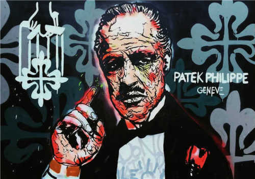 

Alec Monopoly Oil Painting On Canvas Graffiti Wall Decor The Godfather Wall Art Home Decor Large Picture 190921