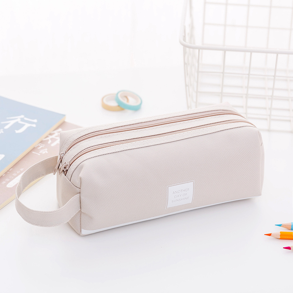 

1 pcs Large Capacity Fabric Pencil Cases Bags Pouch Creative Pen Box Case School Office Stationary Supplies