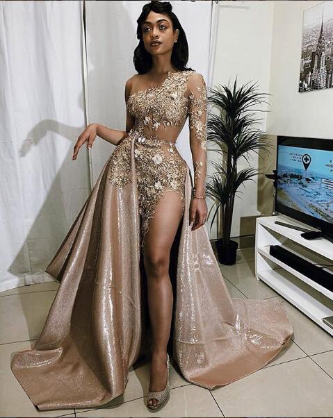 evening gowns with detachable trains