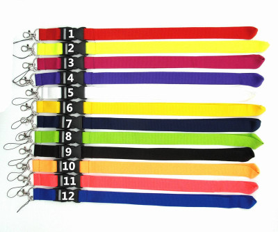 

12 Colors Universal Blank Lanyard available Neck Strap ID card for Cell Mobile Phone String Key Chains NeckStrap