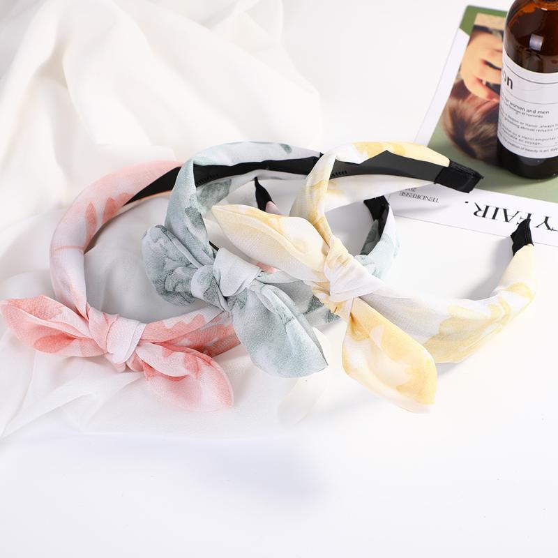 

Women's New Fashion Hair Accessories Ear Headband Handmade Wild Print Retro Hairband Headband Jewelry Yoga Hairband Hairb