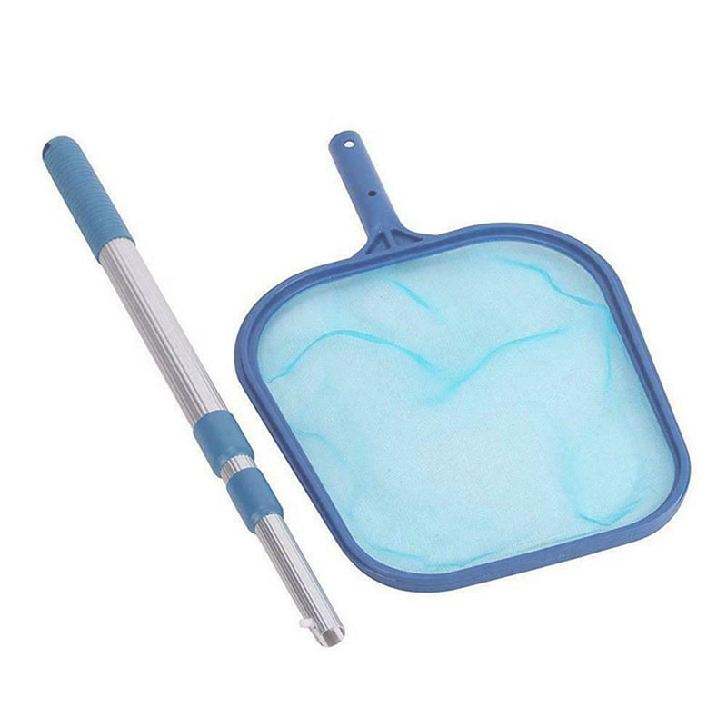 

Swimming Pool Net Leaf Rake Mesh Skimmer with Pole for Pools Spas Lightweight Cleaning Tool Popular