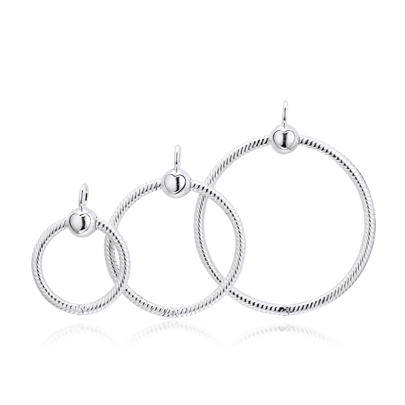 2019 automne sortie en argent Sterling petit/moyen/grand Moments O pendentif breloque ajustement européen Pandora colliers à faire soi-même