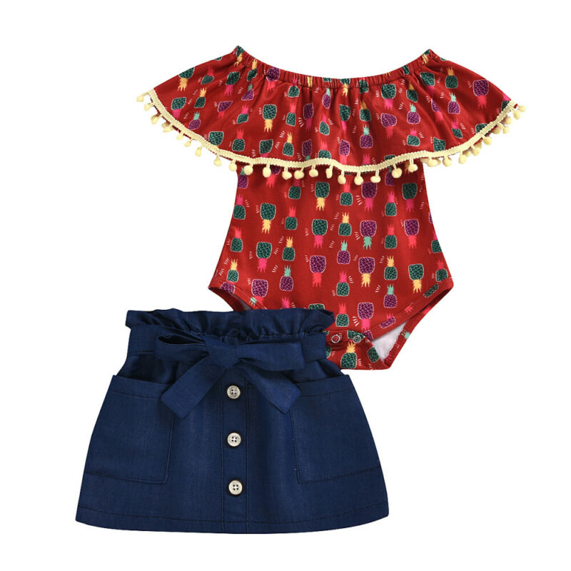 Stirnband Jumpsuit Playsuit Outfits Spielanzug Kleider Set Styledress Baby Kleidung Set Strampler Overall 2Pcs Sommer Neugeborenes Baby M/ädchen Jungen Floral Quaste Strampler