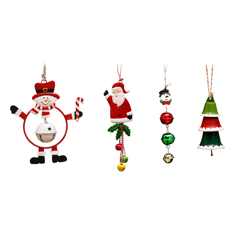 

New DIY Christmas Hanging Ornaments Jingle Bells Pendants Cute Christmas Hanging Tree Ornaments Party Decoration #b