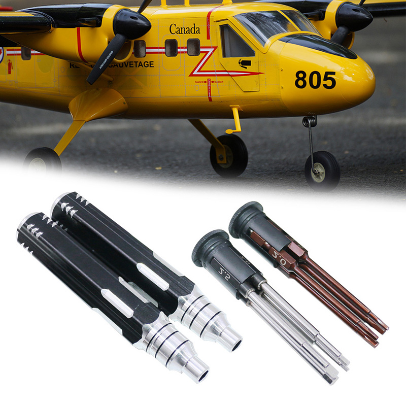 

Hex Screwdriver Tools Kit for RC Helicopter 1.5mm,2.0mm,2.5mm,3.0mm Screw Driver Set 4Pcs Slip-resistant handle tool Kit