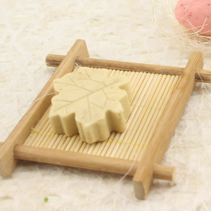 

New Natural Bamboo Soap Dishes SoapTray Holder Bath Shower Storage Plate Case Hotel Home Art Bathroom Accessories, 6.7*7.1cm