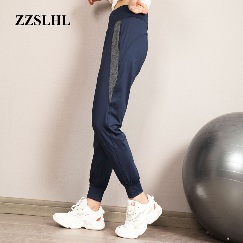 

Large Size High Waist Fitness Pants Women' Loose Sports Running Trousers Tapered Gathered Yoga Pants High Sweatpants, Black