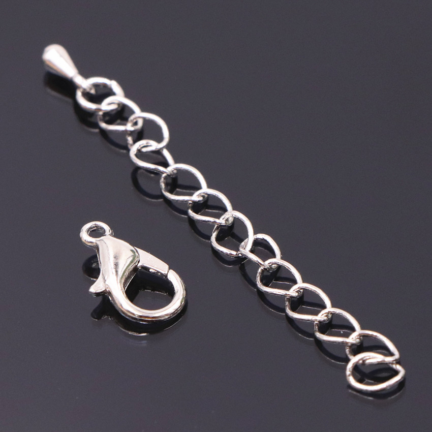 30Pcs Homard Fermoir Crochets en Acier Inoxydable Collier Crochet Bracelet Chaîne Fermoirs