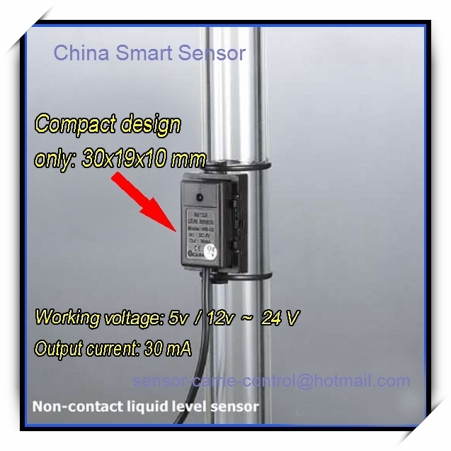 Factory Delivery Non contact Pipe Level Sensor High Precision Level Sensor No Need to Touch Liquid of Container Bathtub Aquarium-image-463700860