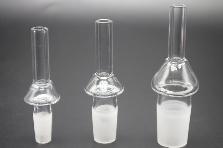 

10mm 14mm 18mm Quartz Straw Tips For Nectar Collector Kits Quartz Banger Nail For Glass Water Pipes Dab Oil Rigs Bongs