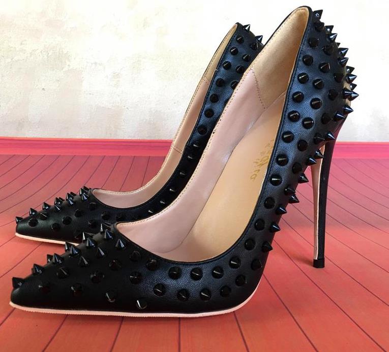 spiked stilettos