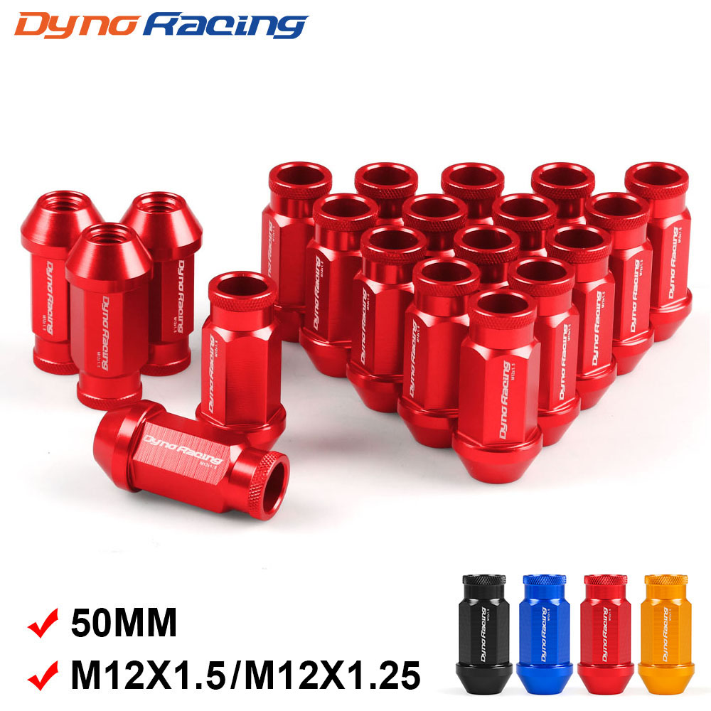 For Toyota Honda Black Wheel Rim Screw Bolts Racing 48mm Lug Nuts 12X1.5MM 20Pcs