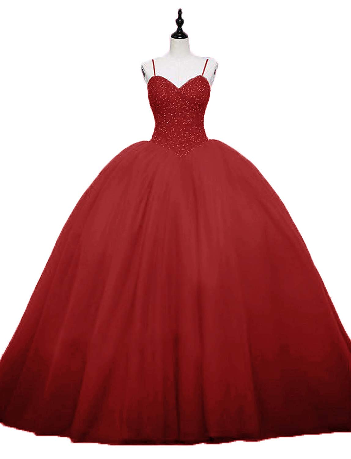 

Red Quinceanera Dresses 2019 Elegant Ball Gown Beaded Sweet 16 Dresses Plus Size Formal Prom Party Gown Vestidos De 15 Anos QC1321, White