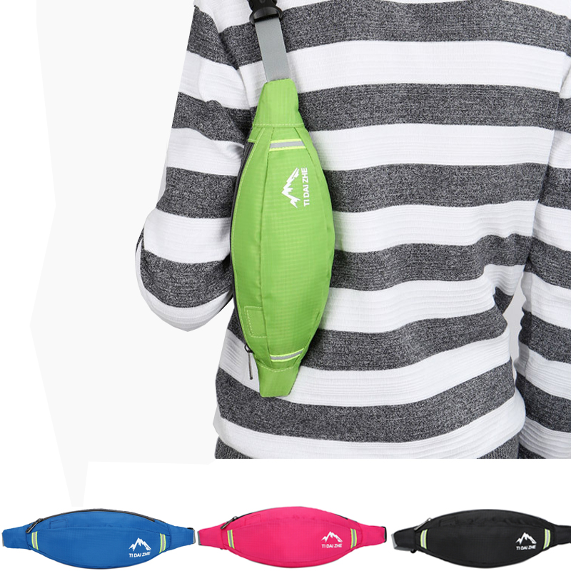 

Running bag invisible waterproof sports waist bag mini climbing small belt travel phone multi-function sports equipment, Black