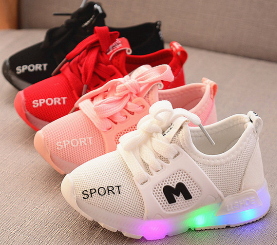 led walk shoes