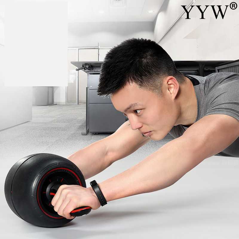 

Ab Rollers Home Fitness Equipment Muscle Exercise Equipment Abdominal Wheel Power Wheel Ab Roller Gym Roller Trainer Training, Beige