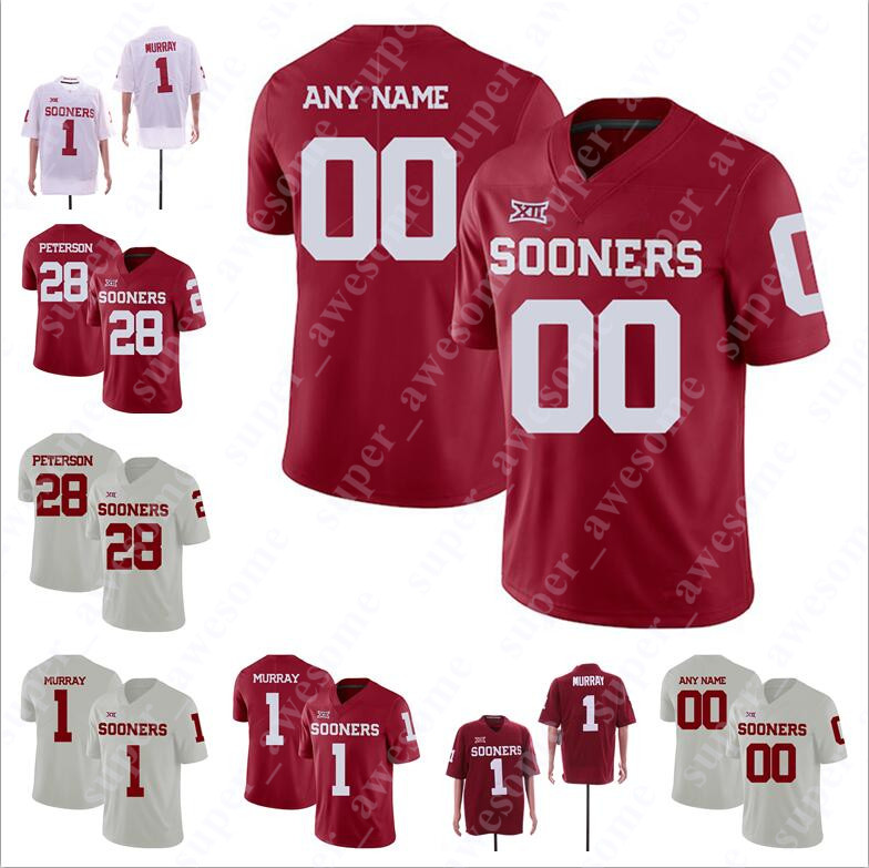 

Oklahoma Sooners Jersey Lucious Selmon 18 Jason White 4 Jamelle Holieway 25 McDonald 1 JC Watts 35 Billy Vessels 1 Kyler Murray