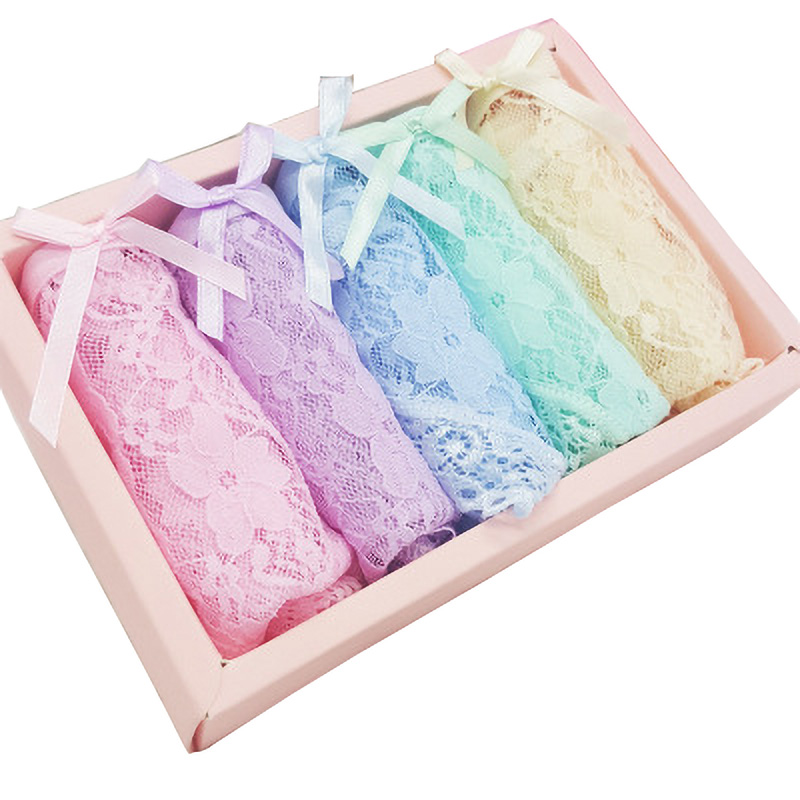 

Panties Sexy Women Underwear Transparent Seamless Panties Underwear Girls Lingerie Set Sexy Lace Pretty Briefs No Box, Na48-5pcs