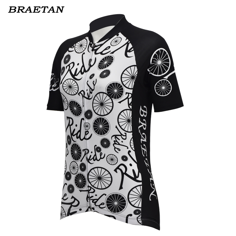 

Cycling Shirts & Tops Women Jersey Black White Wear Racing Bicycle Clothes Bike Clothing Road Summer, Style photos