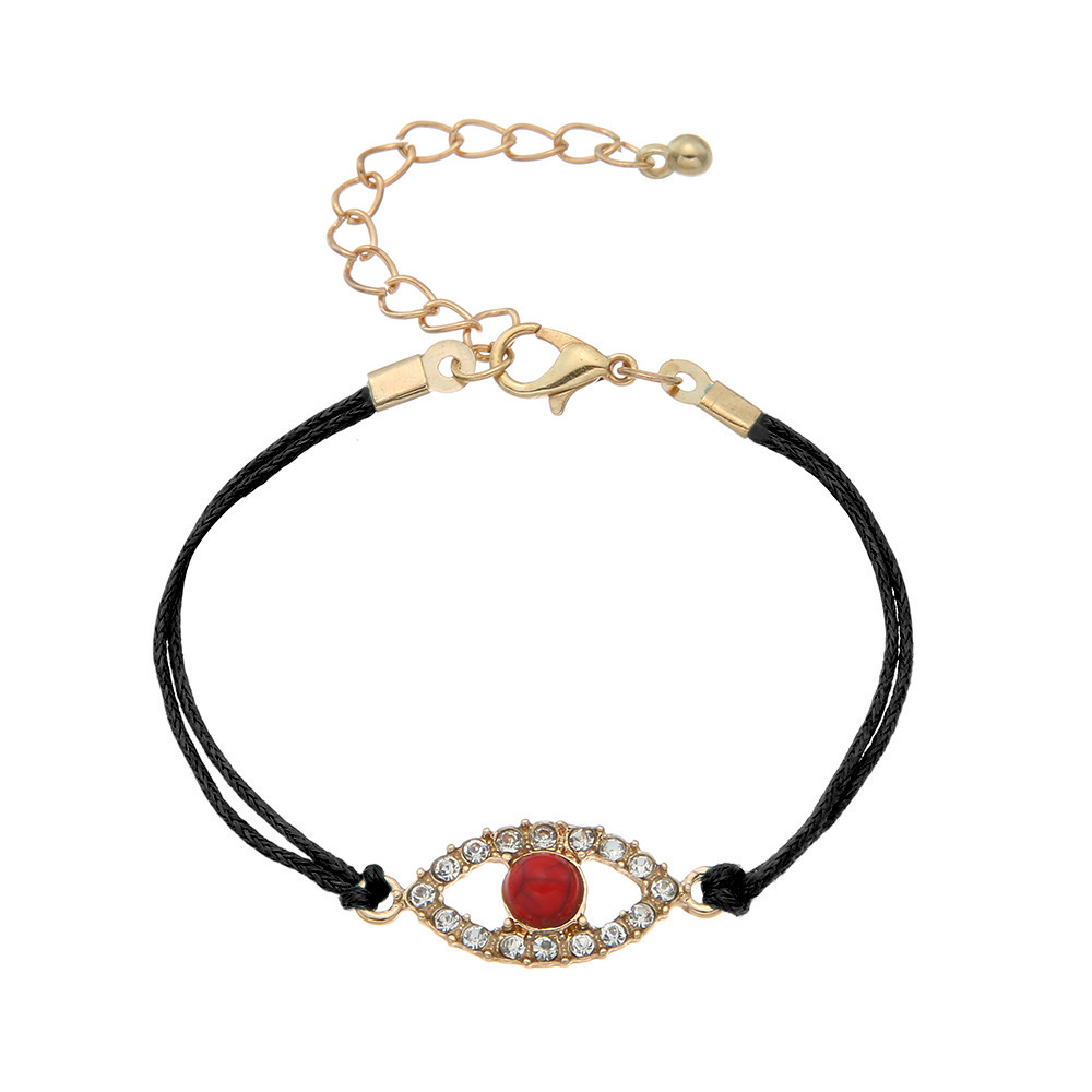 

Concise Alloy Four Ye Cao Lucky Pu Bracelet Multicolor