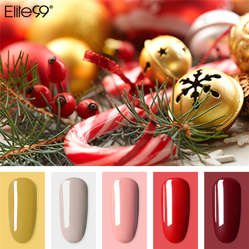 

Elite99 10ML Avocado Gel Polish UV LED Christmas Red Nail Varnish For Manicure Gel LacquerGel Paint Nail Art DIY Design Tools, Jh001