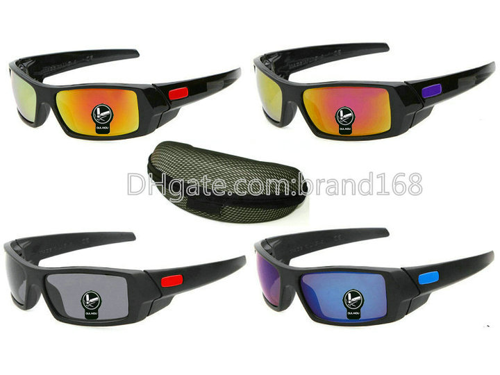 

(WITH BOX) 100% NEW HOT STYLE GAS CAN SUNGLASS MEN'S SUNGLASSES OUTDOOR SPORT GOOGEL GLASSES FAST SHIP MIX COLOR.