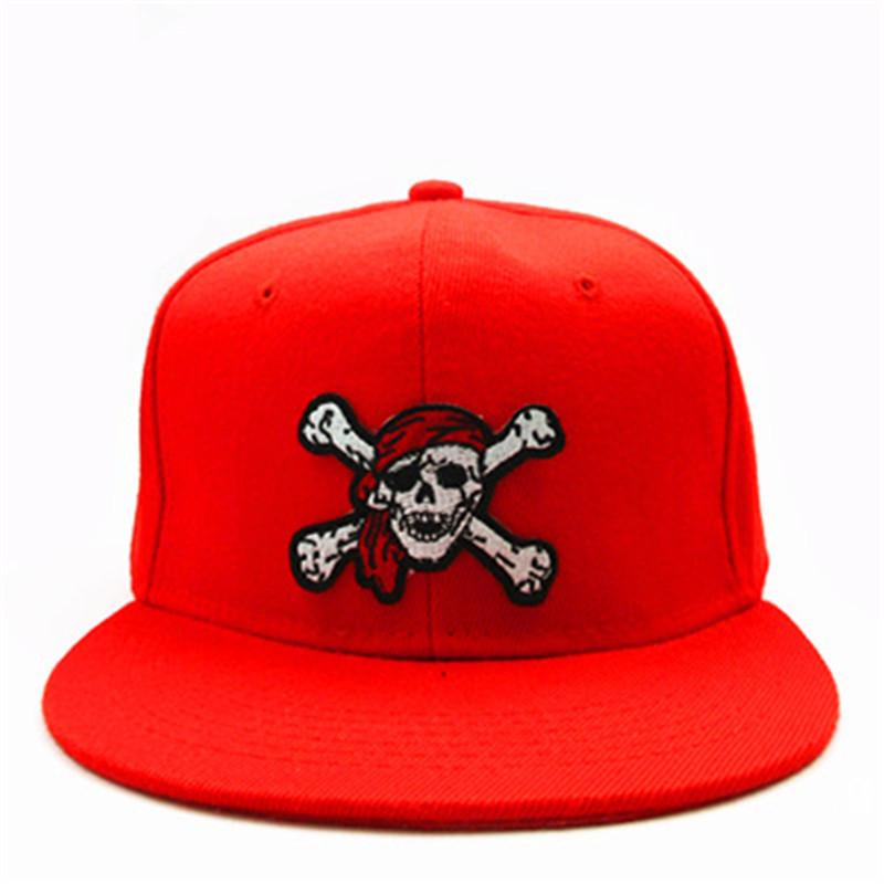 coton broderie crâne de pirate Casquette de baseball casquette hip-hop snapback réglable chapeaux pour enfants hommes femmes 141