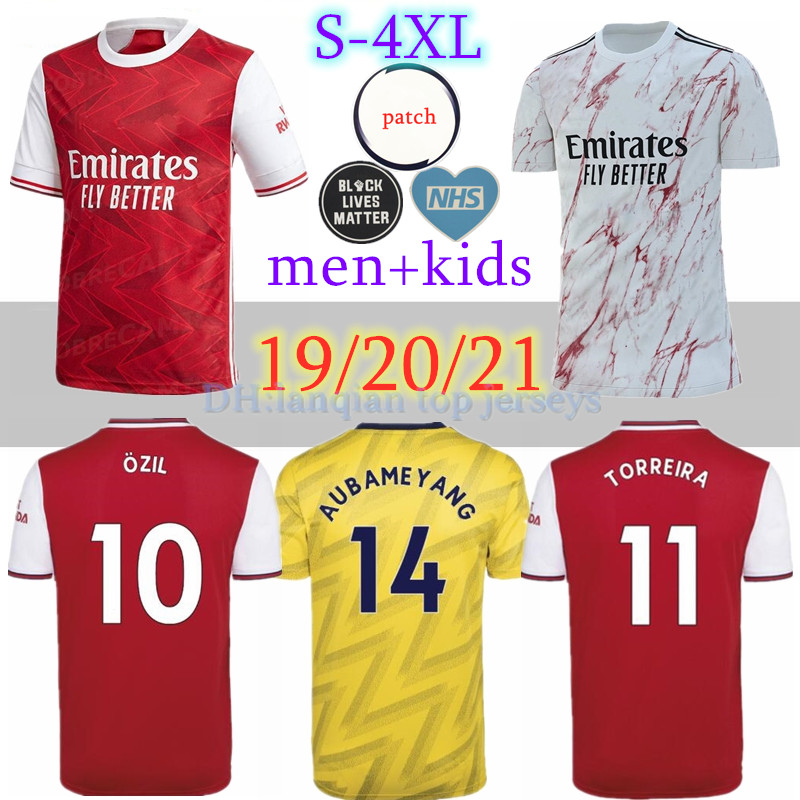 

S-4XL Arsen soccer jersey 20 21 PEPE NICOLAS CEBALLOS HENRY GUENDOUZI SOKRATIS MAITLAND-NILES TIERNEY 2020 2021 football shirt Men+kids set, 19/20 away