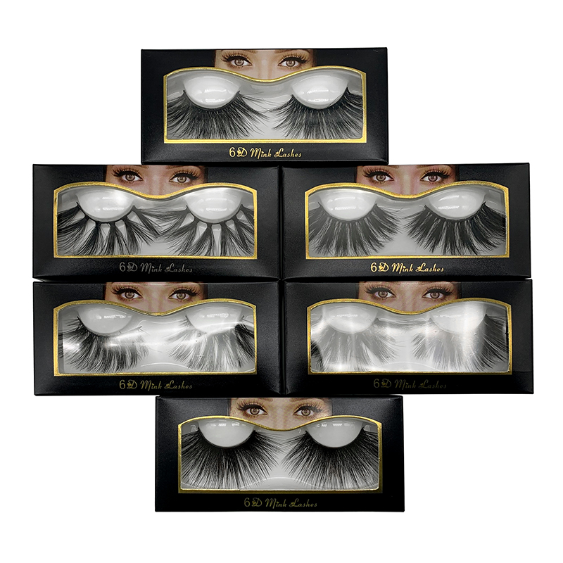 2020 New 25mm Eyelashes 6D Mink Eyelash 25mm Long Individual Sexy False Eyelashes Mink Lashes Better 3d eyelash Extended Edition 10 styles