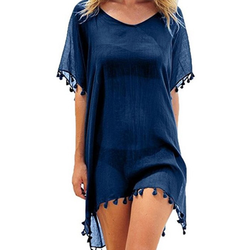 

Tassel Bikini Cover Up Roupa Praia Jupe Plage Mulher Saidas Tunica Mujer Praia Vestido Saida De Sukienki Letnie Okrycie Plazowe