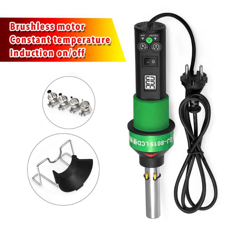 

1pc 220V Portable Hot AirGun Rework Station Solder Blower Adjustable Heat Device With Temperature Control DIY Tool Heat Gun