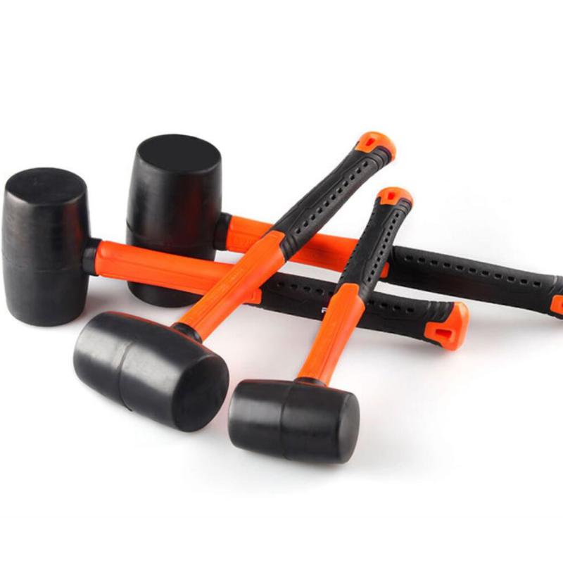 

8oz(230g)/12oz(340g)/20oz(560g) Black Rubber Hammer Ceramic Tile Installation Works Wear-resistant Tile Hammer