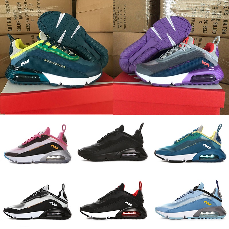 

High quality 2020 2090 men women blue running shoes bred triple black white pink oreo 2090s mens trainers designer sports sneakers Eur36-45, Color#8