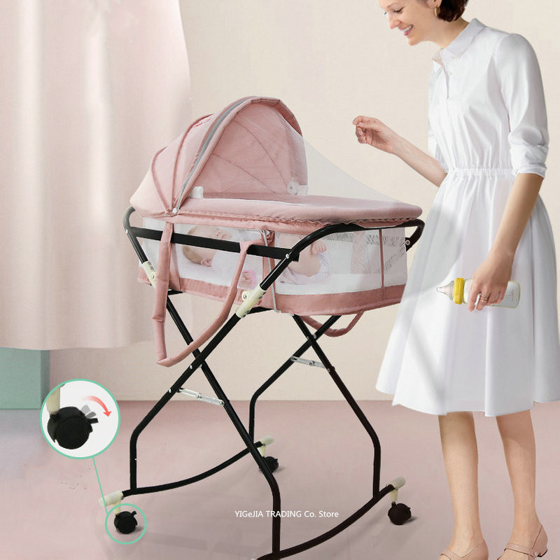 portable rocking crib