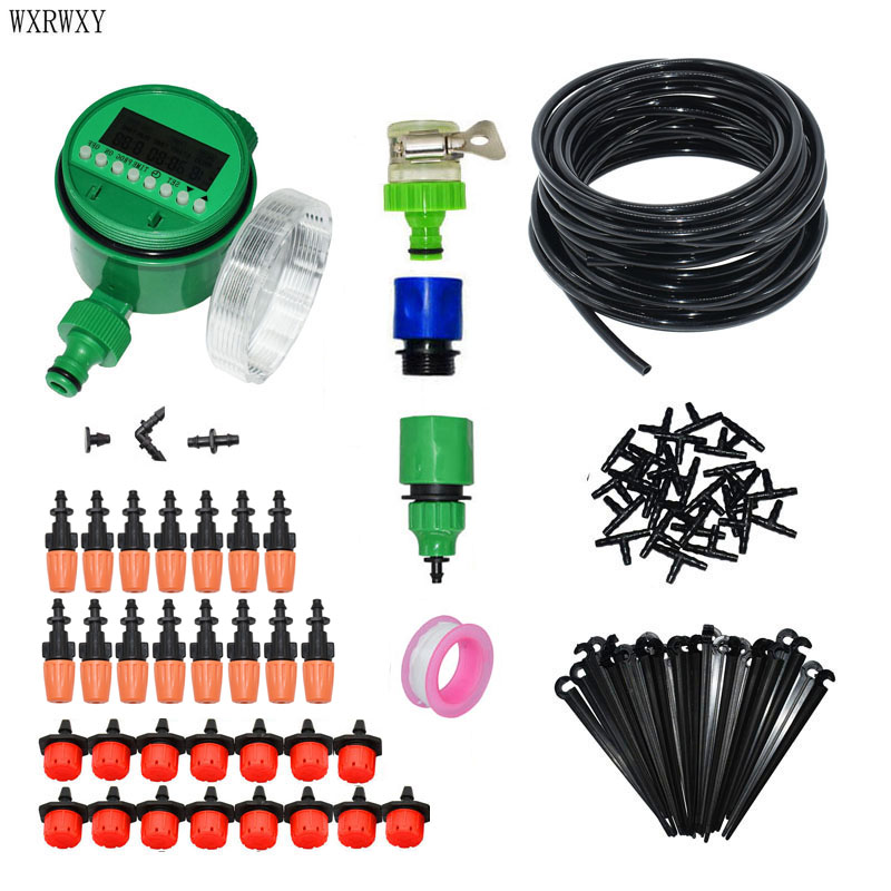 

Automatic irrigation system DIY Gardening tool kit garden watering system misting lcd automatic timer irrigation 1 set, Random