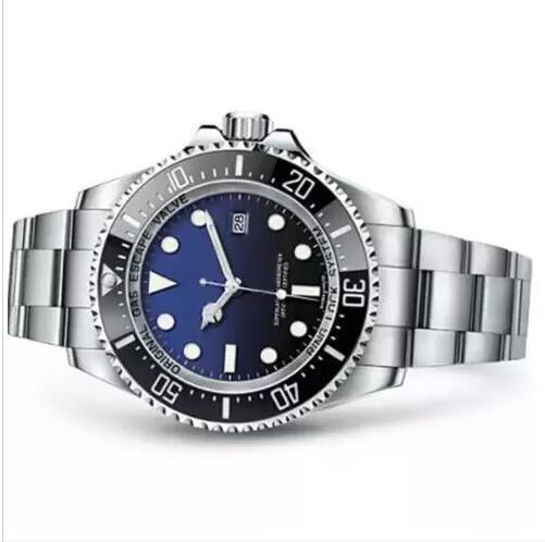 

Hot Sell Mens Watch Deep Ceramic Bezel Sea-dweller Sapphire Cystal Stanless Steel With Glide Lock Clasp Automatic Mechanical Mens Watches 11, Box