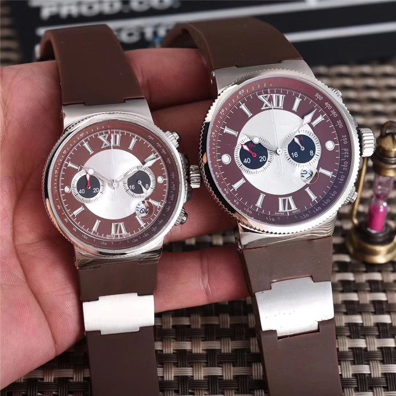 Hot sale Luxury watch for man Stainless Steel quartz movement stopwatch Mens chronograph wrist watch man Watches UN10-image-466475949