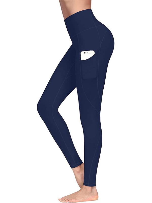 

Sexy buLift Leggings With Pockets High Waist Seamless Yoga Pants Capri Booty Quick Wicking Jogging Sports wear For Women Gym, Black