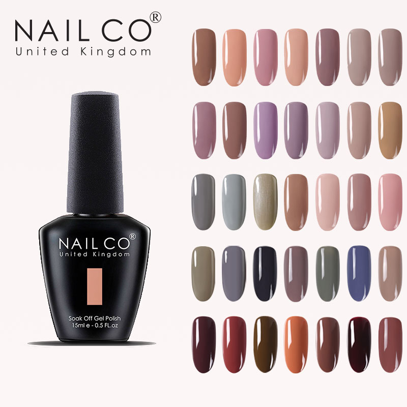 

NAILCO 15ml New Series Gel Nail Polish Semi Permanent Uv Led Design Resin Hard Hybrid Varnish Long Lasting Soak Off Gel Polish, 2074
