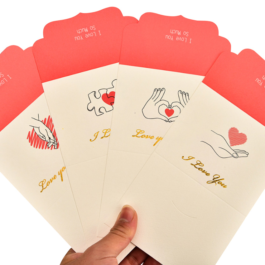 

10packs/lot Mini Multifuction Cute Kawaii Pink Heart Folding Paper Envelope Letter Paper Wedding Party Invitation Supplies