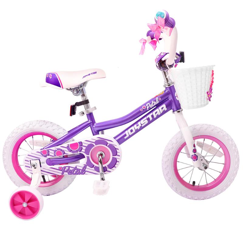 

Bikes JOYSTAR Totem Series 14 Inch Girl's Kids Bike Pink And Purple Children Bicycle For Three To Six Aged Boy Ride On Toys