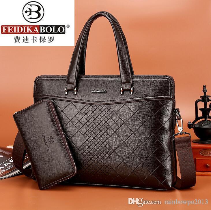 

Factory wholesale men bag Embossed Leather Laptop Bags Fashion Leisure multifunctional leathers briefcase exquisite diamond handbag business, Picture color