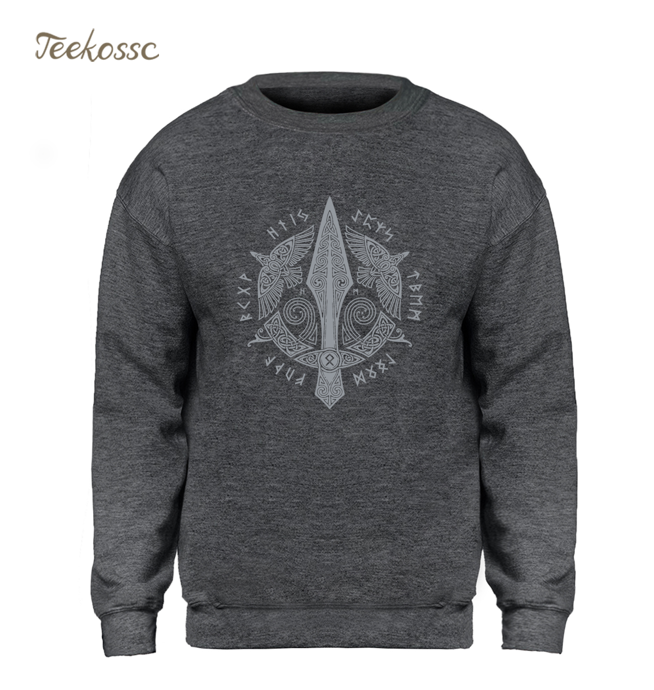 army green vikings sweatshirt
